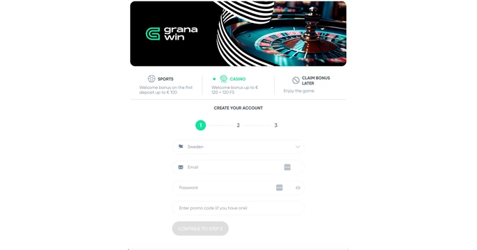 GranaWin Casino Login